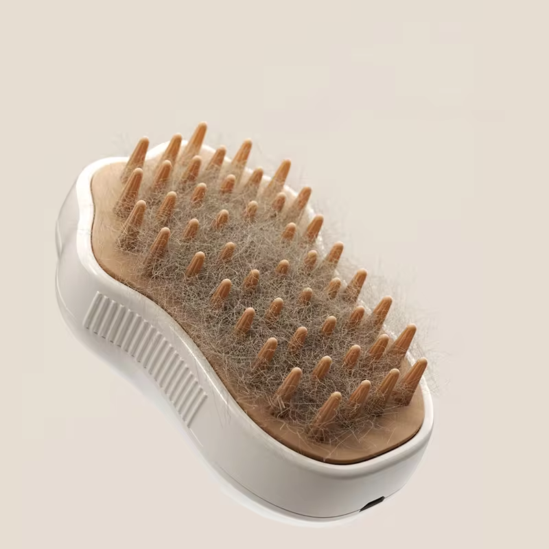 BL-SteamPaws™ - 3-in-1 Electric Pet Grooming & Massage Brush