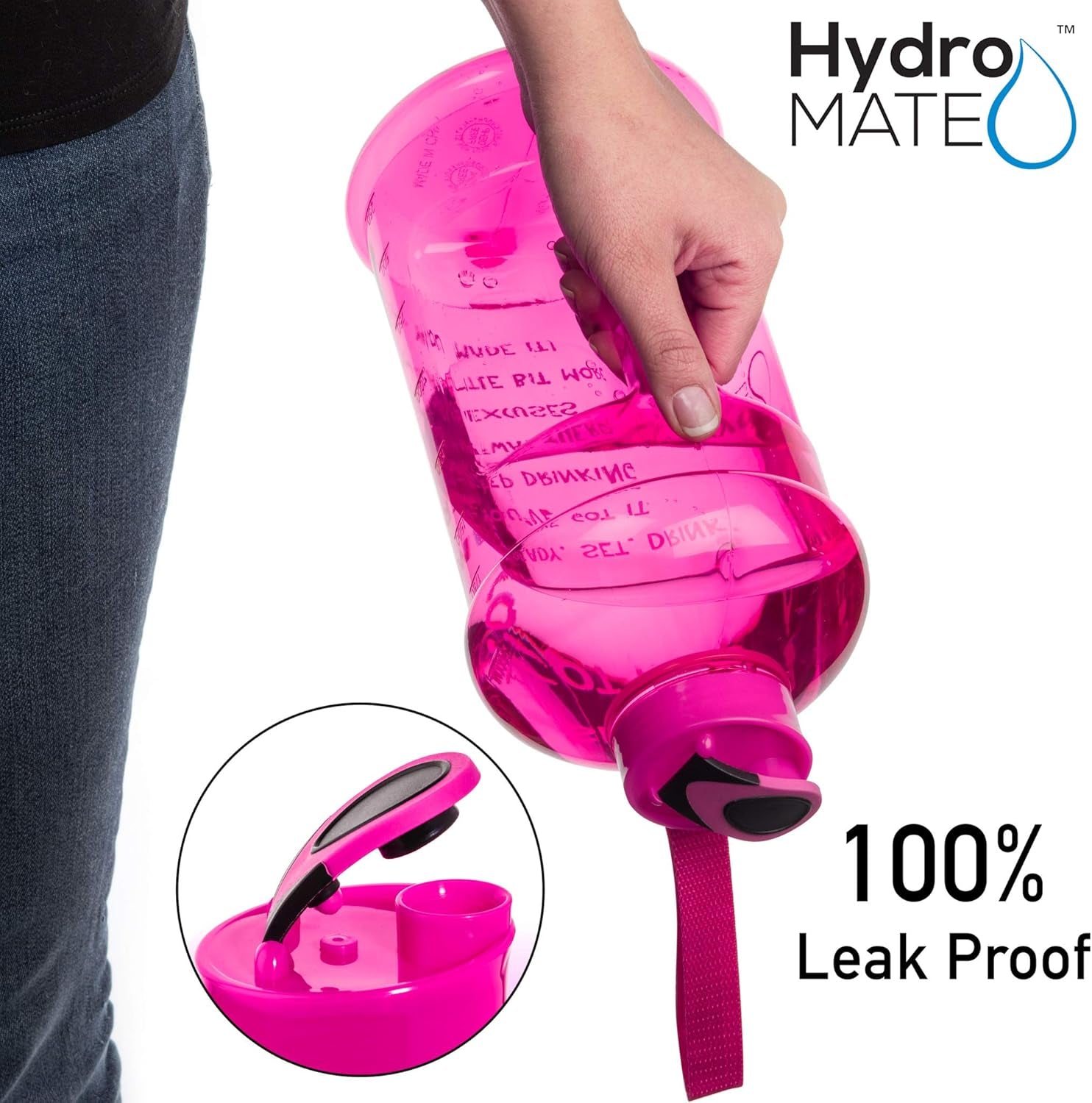 BL-Hydromate™ Half Gallon Motivational Water Jug.